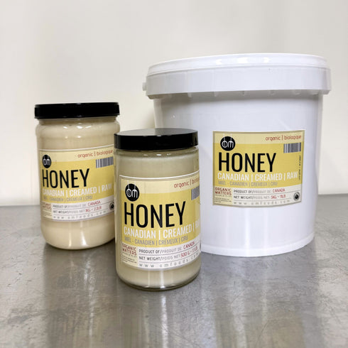 ORGANIC CREAMED HONEY, Canadian, raw