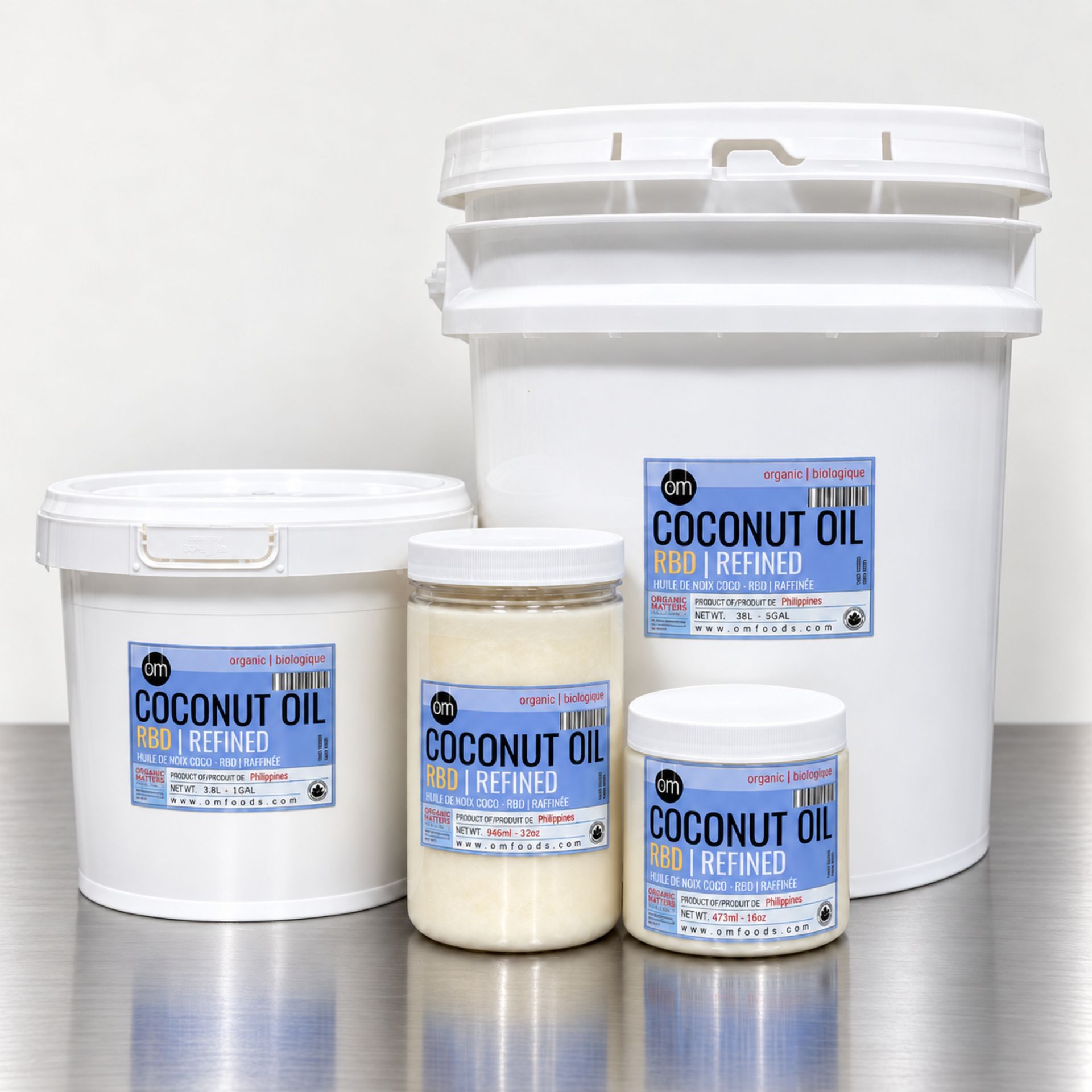 ORGANIC COCONUT OIL, RBD, refined