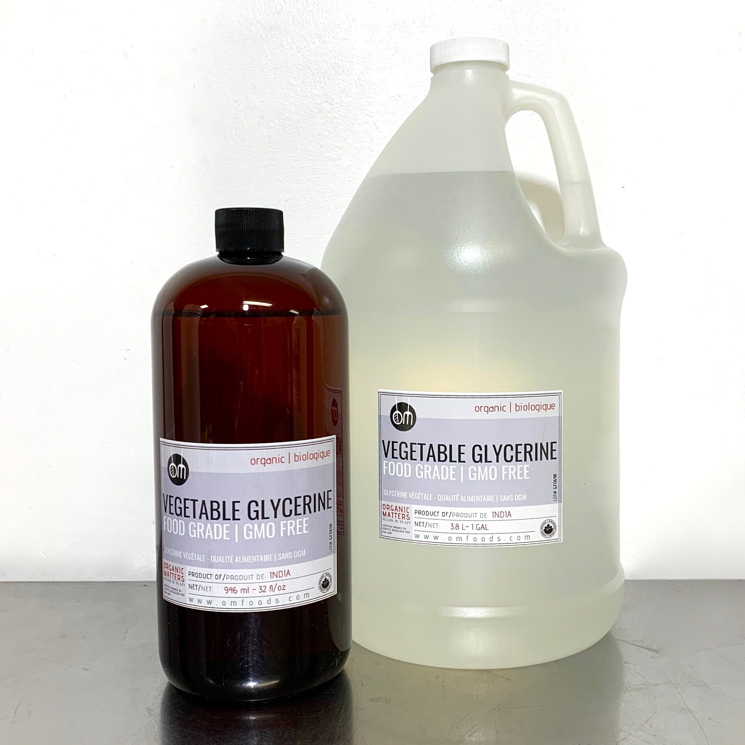 Glycerin Organic #GLY10200 (32 oz - 2.5 gallon+) bulk - Omica Organics